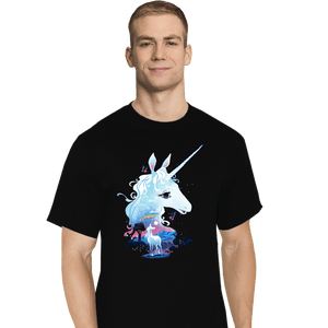 Secret_Shirts T-Shirts, Tall / Large / Black Last Unicorn.