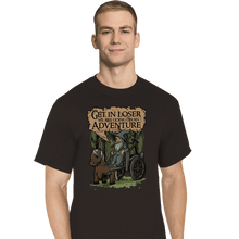 Load image into Gallery viewer, Daily_Deal_Shirts T-Shirts, Tall / Large / Black Middle Earth Adventure