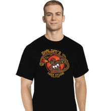 Load image into Gallery viewer, Daily_Deal_Shirts T-Shirts, Tall / Large / Black Dhalsim's Yoga Studio