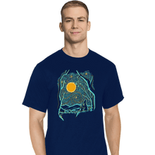 Load image into Gallery viewer, Shirts T-Shirts, Tall / Large / Navy Starry Dogs