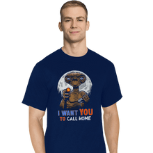 Load image into Gallery viewer, Daily_Deal_Shirts T-Shirts, Tall / Large / Navy Uncle E.T.
