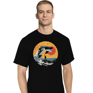 Shirts T-Shirts, Tall / Large / Black The Great Killer Whale
