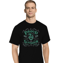 Load image into Gallery viewer, Shirts T-Shirts, Tall / Large / Black Proud to be a Slytherin