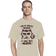Load image into Gallery viewer, Secret_Shirts T-Shirts, Tall / Large / White I had my patience tested
