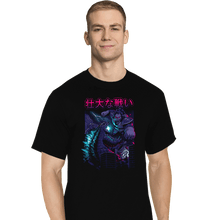Load image into Gallery viewer, Secret_Shirts T-Shirts, Tall / Large / Black Epic Kaiju Battle