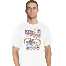 Load image into Gallery viewer, Shirts T-Shirts, Tall / Large / White Sailor Meow