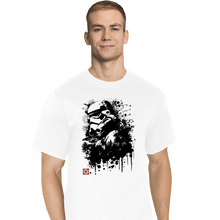 Load image into Gallery viewer, Daily_Deal_Shirts T-Shirts, Tall / Large / White Trooper In The Forest Sumi-e