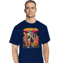 Load image into Gallery viewer, Daily_Deal_Shirts T-Shirts, Tall / Large / Navy Forbidden Love