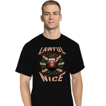 Load image into Gallery viewer, Shirts T-Shirts, Tall / Large / Black Lawful Nice Christmas