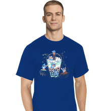 Load image into Gallery viewer, Secret_Shirts T-Shirts, Tall / Large / Royal Blue Boba Stitch