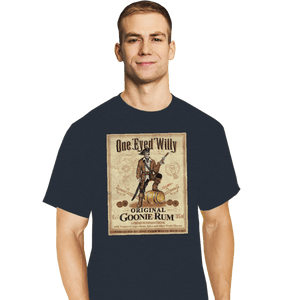 Daily_Deal_Shirts T-Shirts, Tall / Large / Dark Heather One Eyed Willy Rum