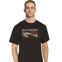 Load image into Gallery viewer, Shirts T-Shirts, Tall / Large / Black Retro Old Bessie