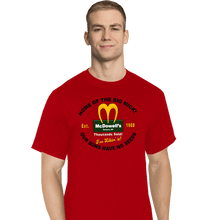 Load image into Gallery viewer, Secret_Shirts T-Shirts, Tall / Large / Red McDowells