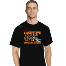Load image into Gallery viewer, Secret_Shirts T-Shirts, Tall / Large / Black Hey, Laser Lips!