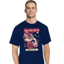 Load image into Gallery viewer, Shirts T-Shirts, Tall / Large / Navy I Believe In You