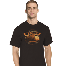 Load image into Gallery viewer, Shirts T-Shirts, Tall / Large / Black Tatooine Tours