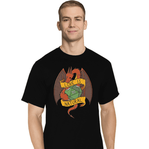 Shirts T-Shirts, Tall / Large / Black RPG Dragon