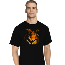 Load image into Gallery viewer, Daily_Deal_Shirts T-Shirts, Tall / Large / Black Rodan Kaiju