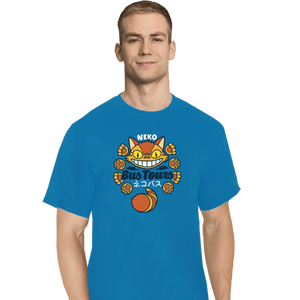Shirts T-Shirts, Tall / Large / Royal Blue Neko Bus Tours