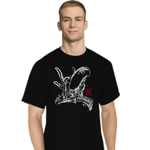 Load image into Gallery viewer, Daily_Deal_Shirts T-Shirts, Tall / Large / Black The Shadow of the Space Monster