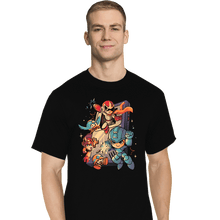 Load image into Gallery viewer, Daily_Deal_Shirts T-Shirts, Tall / Large / Black Mega Console
