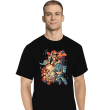 Load image into Gallery viewer, Daily_Deal_Shirts T-Shirts, Tall / Large / Black Mega Console