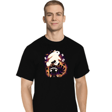 Load image into Gallery viewer, Daily_Deal_Shirts T-Shirts, Tall / Large / Black Cheshire White Rabbit
