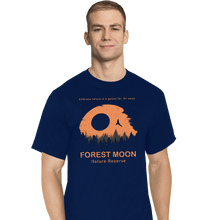 Load image into Gallery viewer, Secret_Shirts T-Shirts, Tall / Large / Navy Forest Moon Nature Reserve