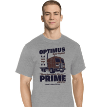 Load image into Gallery viewer, Daily_Deal_Shirts T-Shirts, Tall / Large / Sports Grey Optimus Garage