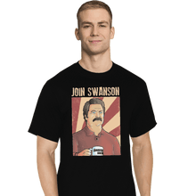 Load image into Gallery viewer, Shirts T-Shirts, Tall / Large / Black Join Swanson