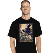 Load image into Gallery viewer, Daily_Deal_Shirts T-Shirts, Tall / Large / Black Aliens In Japan