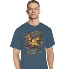 Load image into Gallery viewer, Last_Chance_Shirts T-Shirts, Tall / Large / Indigo Blue Chocobo Racer