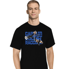 Load image into Gallery viewer, Secret_Shirts T-Shirts, Tall / Large / Black Captain Rocket Raccoon