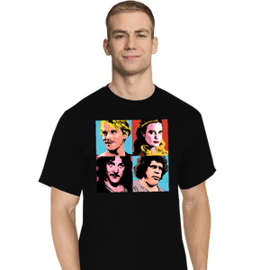 Shirts T-Shirts, Tall / Large / Black Princess Warhol