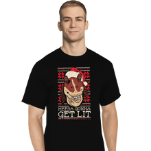 Load image into Gallery viewer, Daily_Deal_Shirts T-Shirts, Tall / Large / Black Lit Christmas

