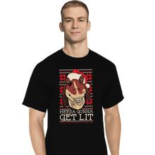 Load image into Gallery viewer, Daily_Deal_Shirts T-Shirts, Tall / Large / Black Lit Christmas