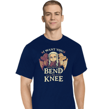 Load image into Gallery viewer, Shirts T-Shirts, Tall / Large / Navy Bend The Knee