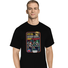 Load image into Gallery viewer, Shirts T-Shirts, Tall / Large / Black Neon Mario