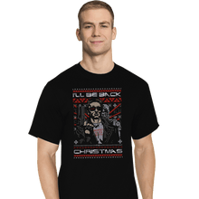 Load image into Gallery viewer, Daily_Deal_Shirts T-Shirts, Tall / Large / Black A Very Cyber Christmas