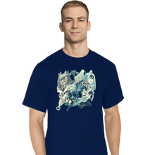 Load image into Gallery viewer, Daily_Deal_Shirts T-Shirts, Tall / Large / Navy Future Heroes