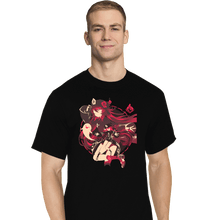 Load image into Gallery viewer, Daily_Deal_Shirts T-Shirts, Tall / Large / Black Fragrance In Thaw Hu Tao