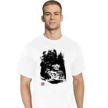 Load image into Gallery viewer, Daily_Deal_Shirts T-Shirts, Tall / Large / White Dark Lord In The Snow Planet Sumi-e