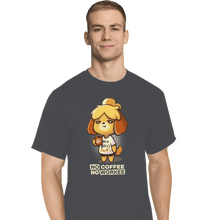 Load image into Gallery viewer, Shirts T-Shirts, Tall / Large / Charcoal Isabelle Coffee