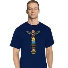 Load image into Gallery viewer, Daily_Deal_Shirts T-Shirts, Tall / Large / Navy Totem Of Villains