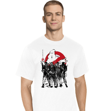 Load image into Gallery viewer, Daily_Deal_Shirts T-Shirts, Tall / Large / White Ghostbusters Sumi-e