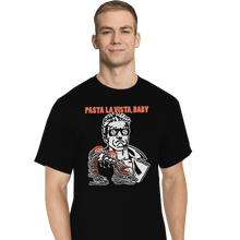 Load image into Gallery viewer, Shirts T-Shirts, Tall / Large / Black Pasta La Vista