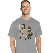 Load image into Gallery viewer, Shirts T-Shirts, Tall / Large / Sports Grey The Barbarian And The Thief