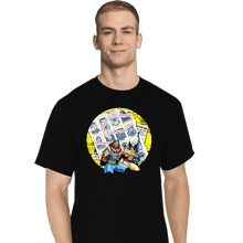 Load image into Gallery viewer, Daily_Deal_Shirts T-Shirts, Tall / Large / Black Future Past Animated