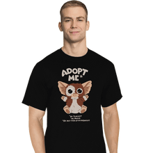 Load image into Gallery viewer, Shirts T-Shirts, Tall / Large / Black Adopt Me
