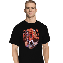 Load image into Gallery viewer, Daily_Deal_Shirts T-Shirts, Tall / Large / Black Flame Power